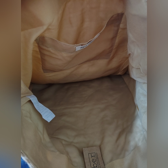 NWT Salt & Umber Jute Seashell Tote Handbag - Picture 6 of 8